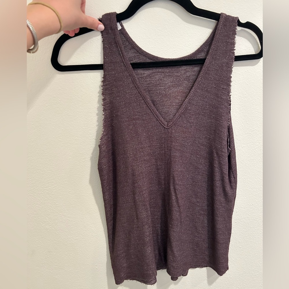 Project Social T Purple tank top